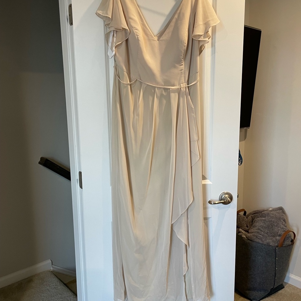 Champagne Bridesmaid Dress